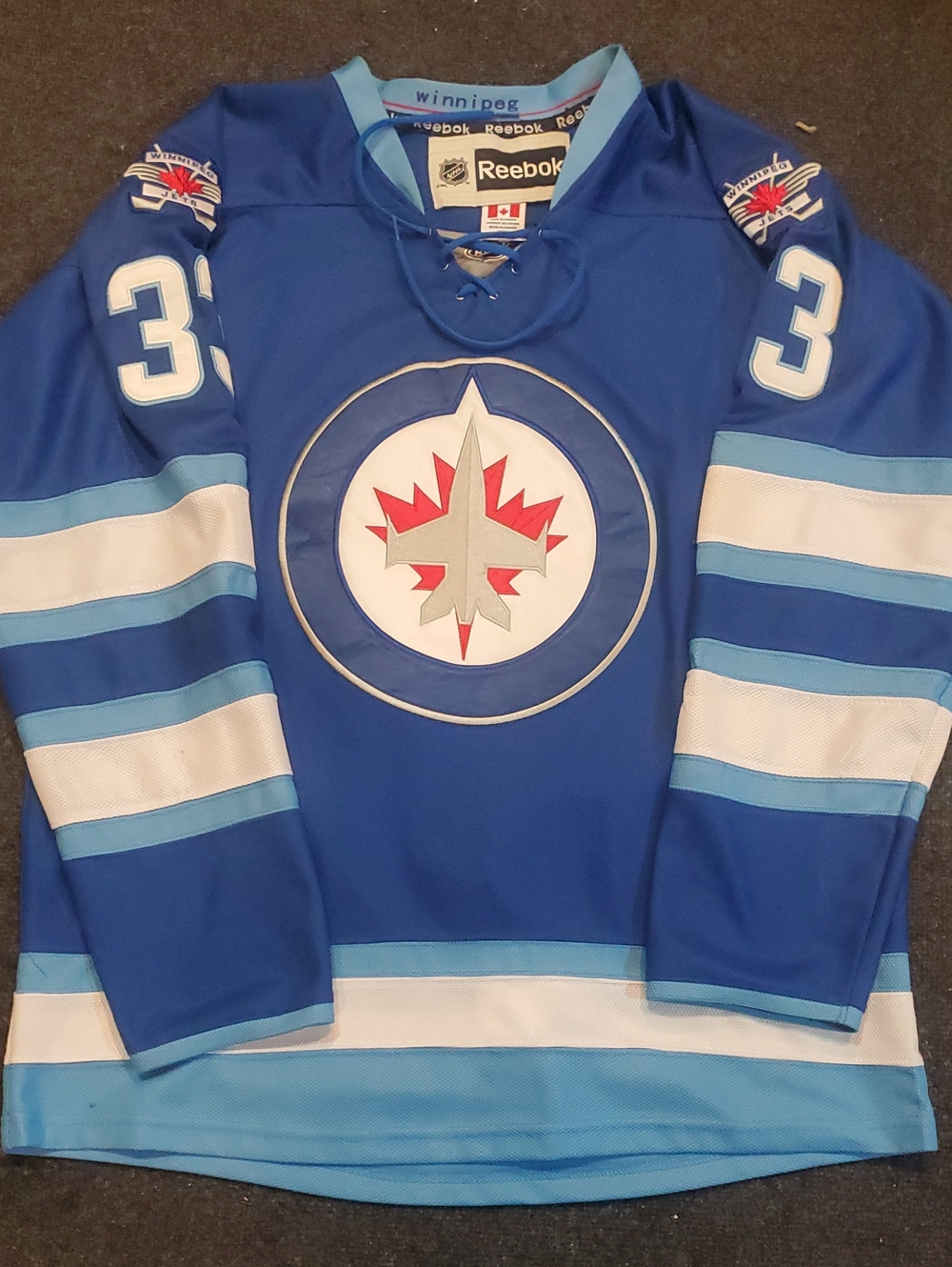 NHL Reebok Winnipeg Jets Dustin Byfuglien Jersey....🏒✈️